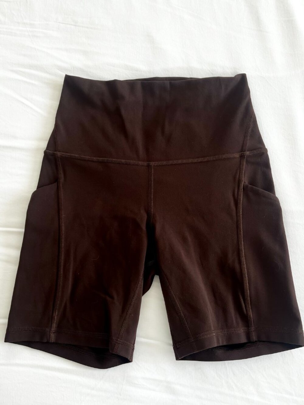 Lululemon Align High-Rise Short with Pockets 6" | Espresso Brown | Size 4